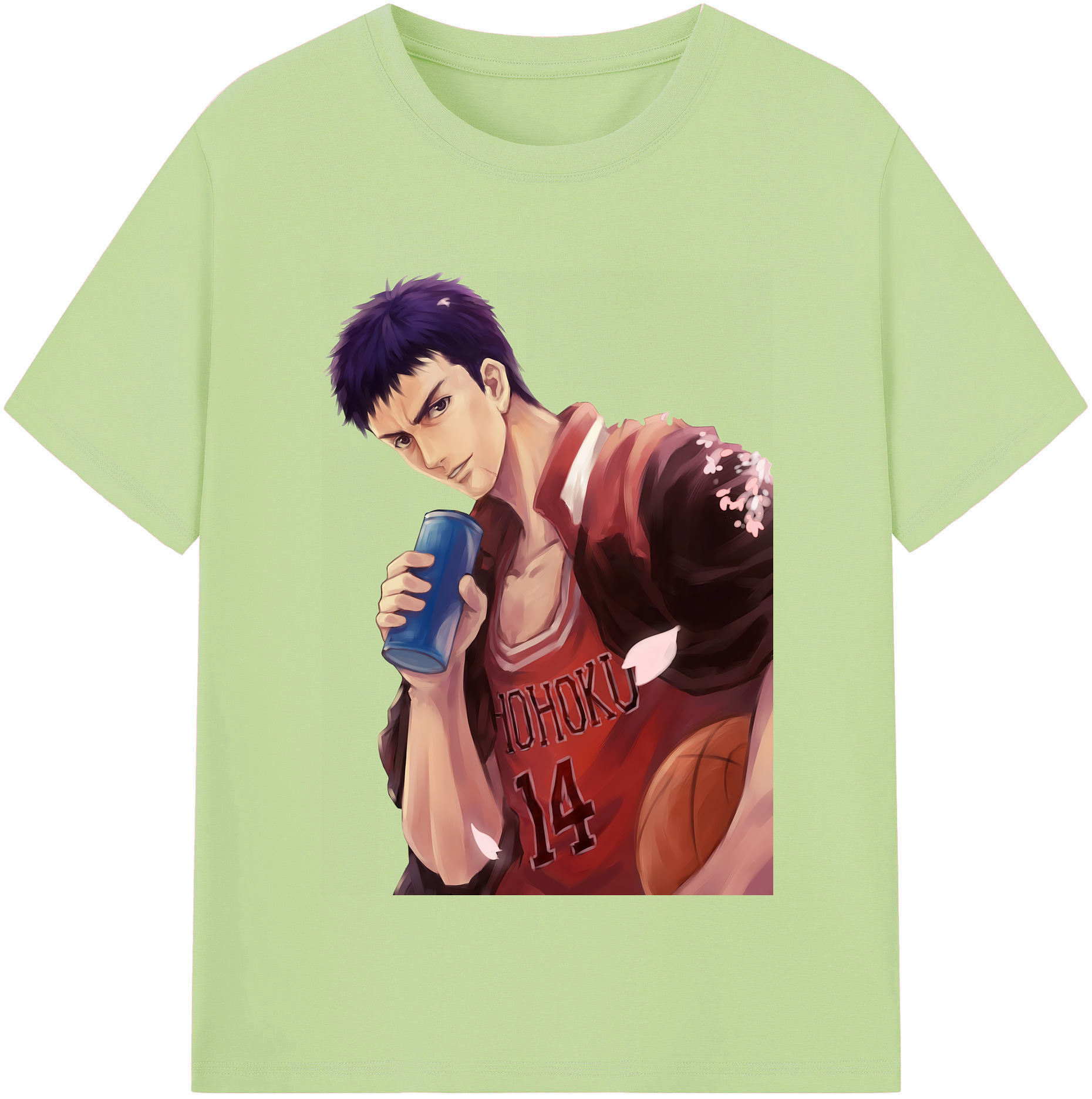 （画像用） SLAM DUNK／スラムダンク 綿100％半袖Tシャツ（フロントプリント）